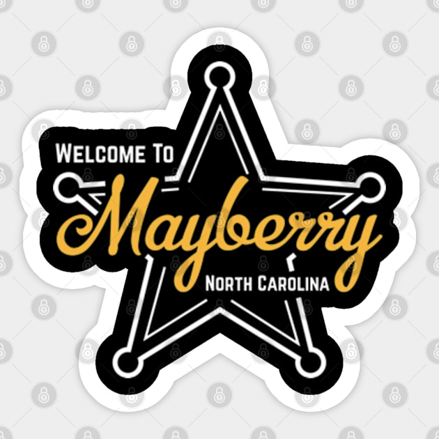 Mayberry North Carolina Sticker by deadright